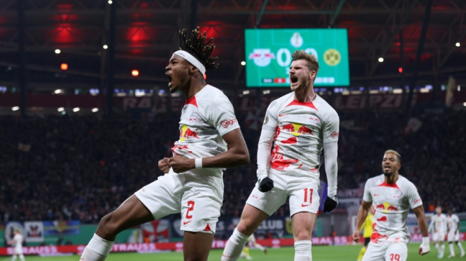 Werner sinks Dortmund to send Leipzig to German Cup semis