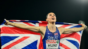 Britain's Hunt wins 200m for European sprint double