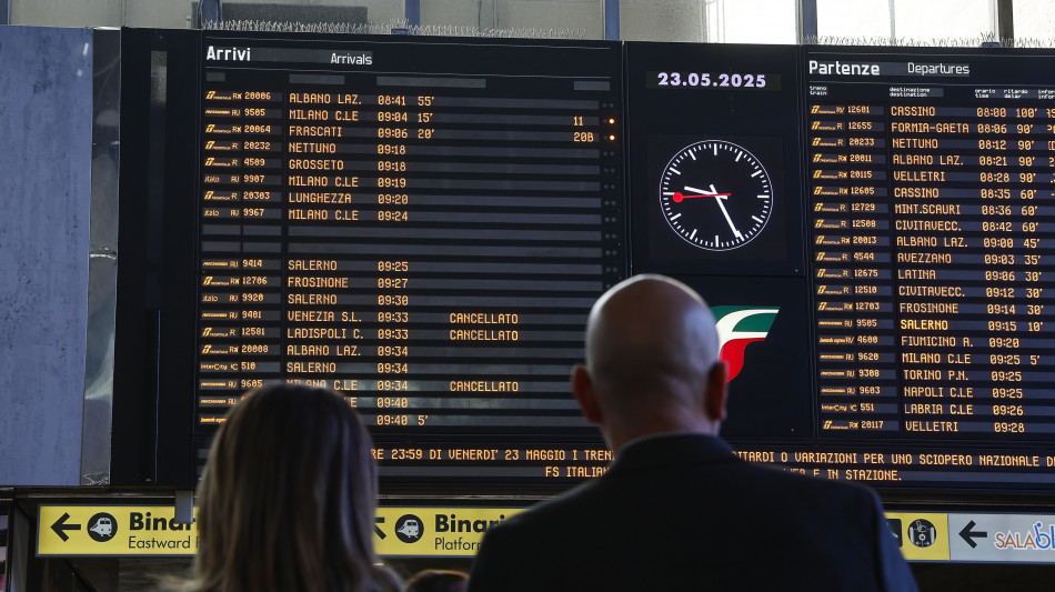 Guasto linea AV, treni cancellati e ritardi fino a 170 minuti