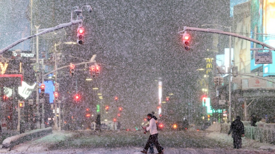 Schneesturm trifft US-Ostk&uuml;ste - New Yorks B&uuml;rgermeister l&auml;sst Verkehr sperren