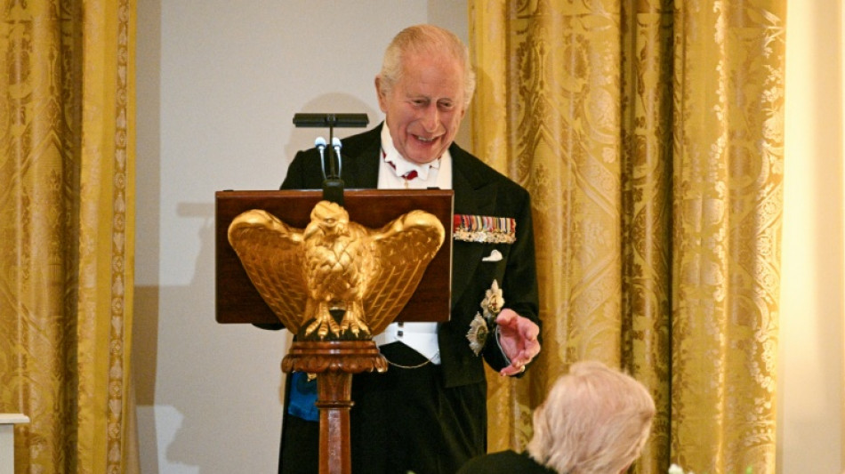 Sans les Britanniques, "vous parleriez fran&ccedil;ais", plaisante Charles III face &agrave; Trump