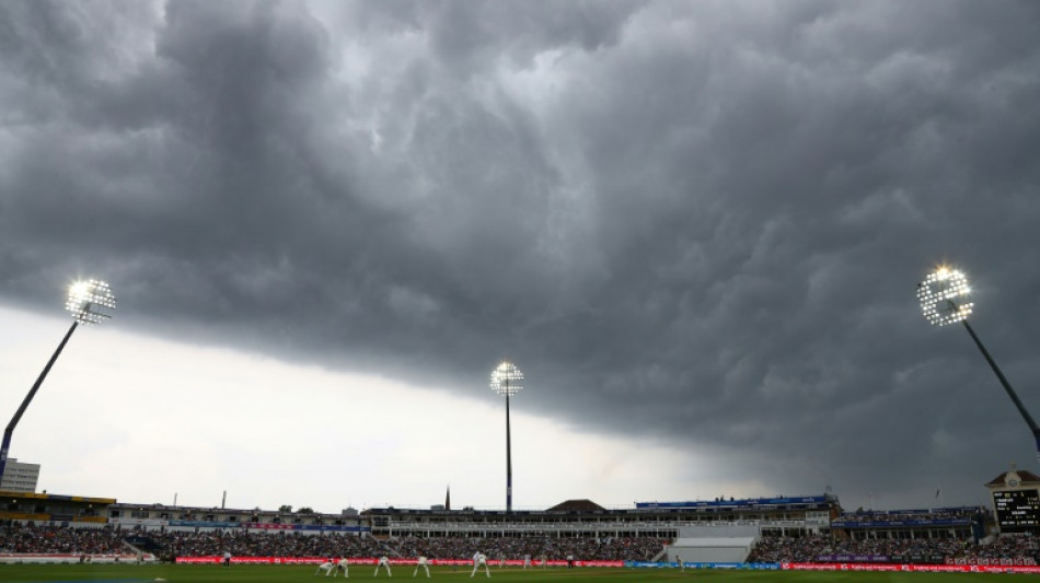 Australia strike between the showers in first Ashes Test