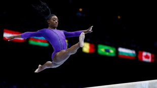 Biles wins beam gold for 22nd world gymnastics title