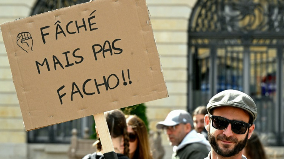 Milhares de pessoas protestam contra a extrema direita na Fran&ccedil;a