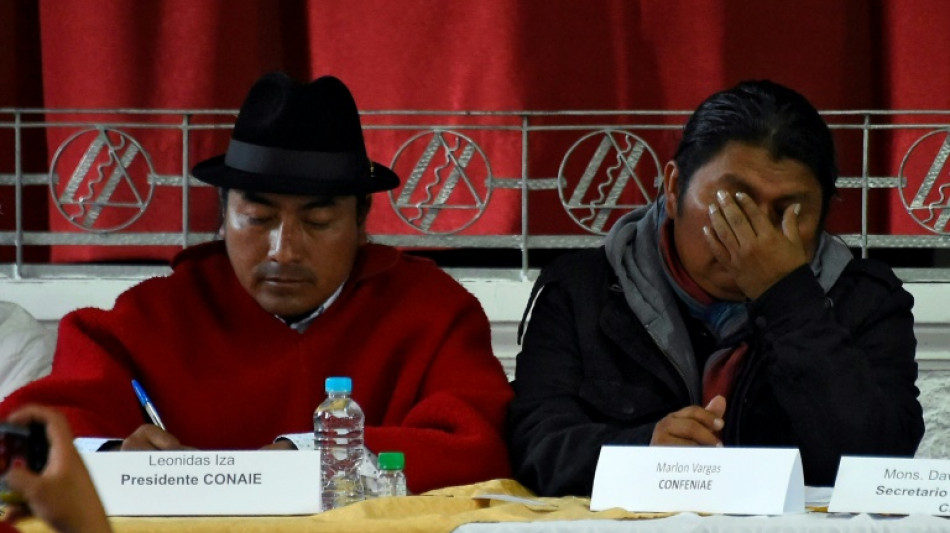 Manifestations en Equateur: reprise des n&eacute;gociations avec une proposition d'accord