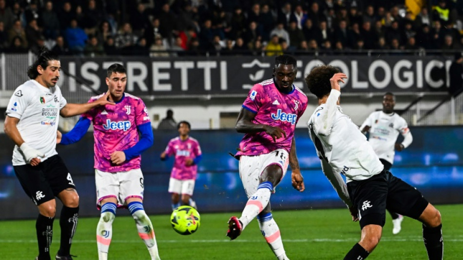 Italie: la Juventus s'impose &agrave; La Spezia 2-0