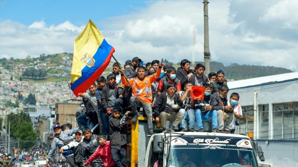 Miles de ind&iacute;genas se movilizan a Quito tras liberaci&oacute;n de su l&iacute;der