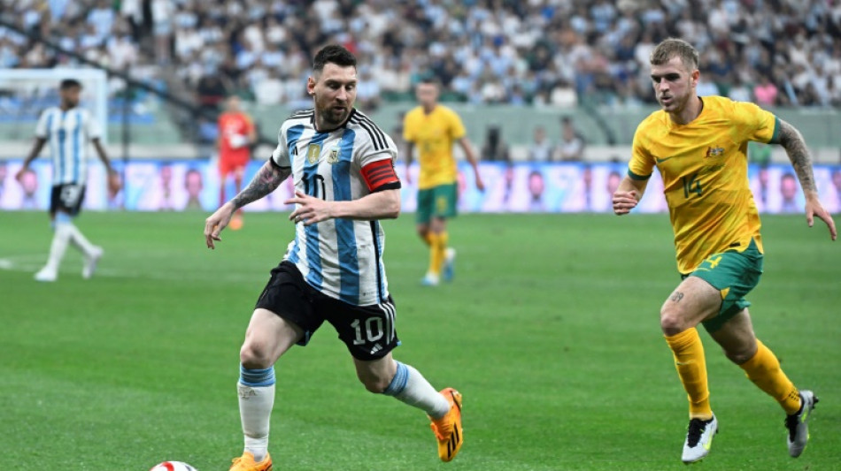 Messi scores rapid goal as Argentina down Australia in Beijing friendly