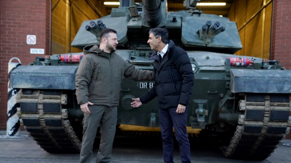 Erste britische Challenger-Panzer in der Ukraine eingetroffen
