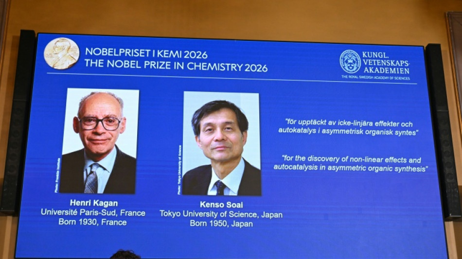 French-Japanese duo wins chemistry Nobel for solving molecular 'mystery'