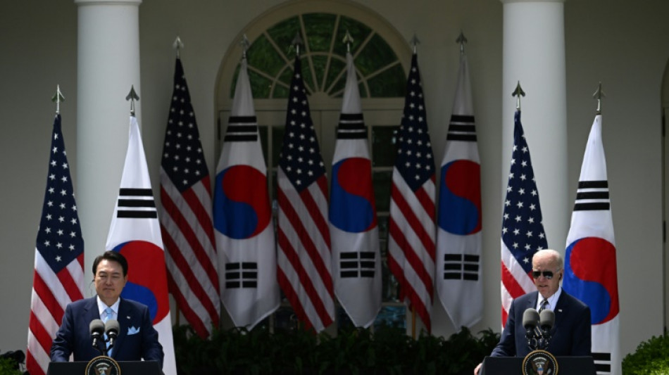 Biden und Yoon richten bei Treffen scharfe Warnungen an Nordkorea