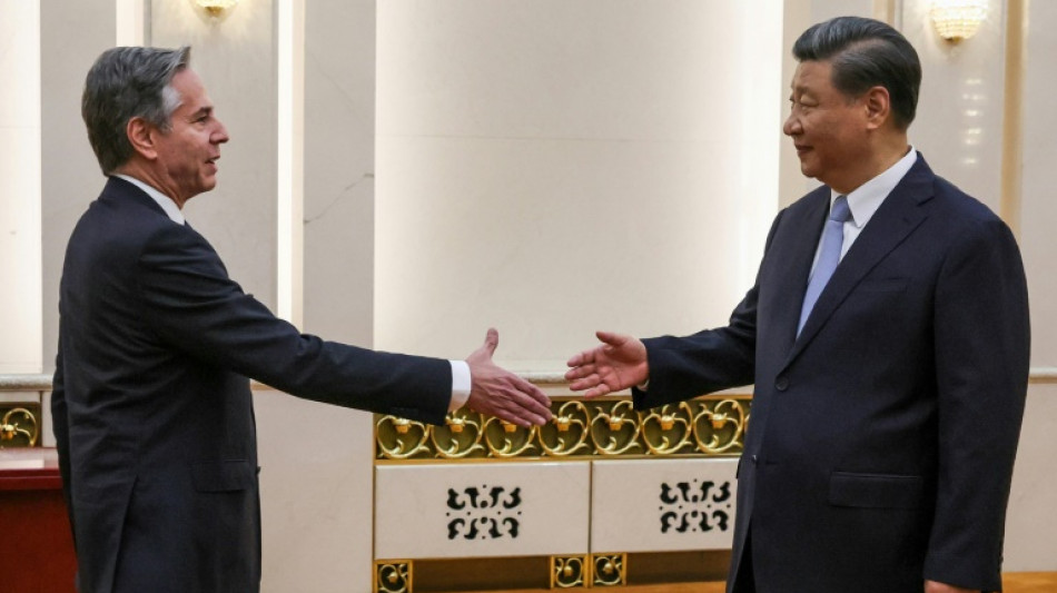 Xi sieht "Fortschritte" in Beziehungen zu den USA durch Blinken-Besuch