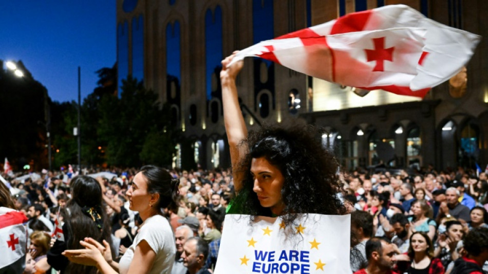 Miles de manifestantes proeuropeos piden dimisi&oacute;n de gobierno en Georgia 