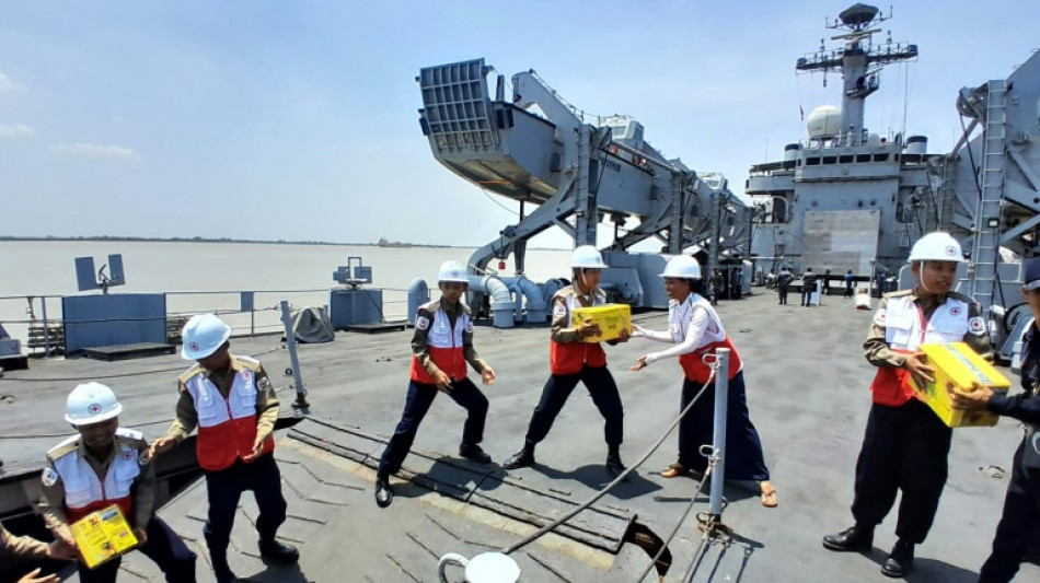 Nouvelle aide de la marine indienne à la Birmanie dévastée par un séisme