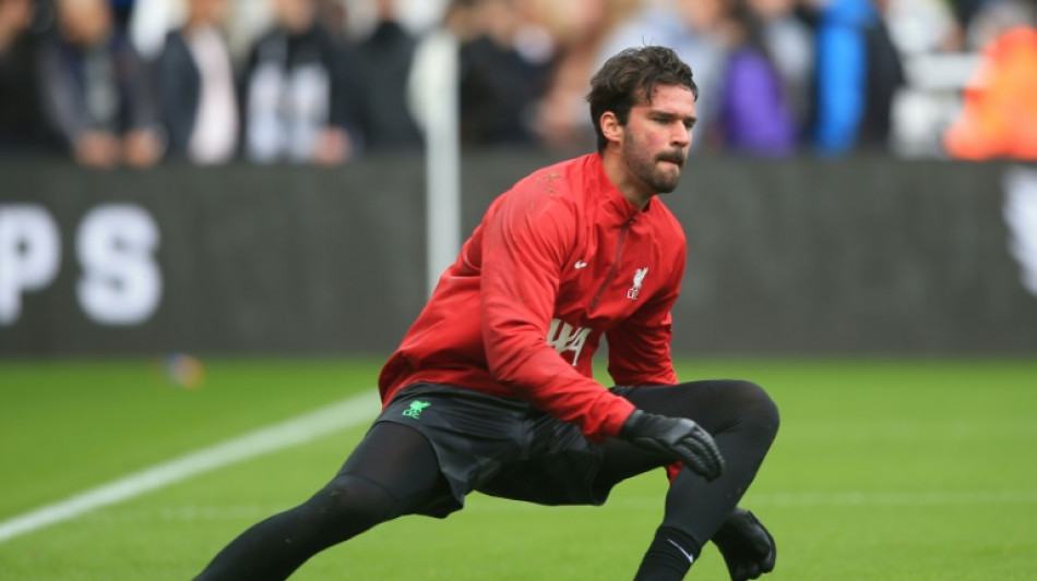 Liverpool goalkeeper Alisson faces spell on sidelines
