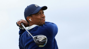 Tiger hitting golf shots again after ankle surgery 