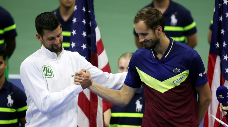 Medvedev salutes 'great' Djokovic after US Open finals