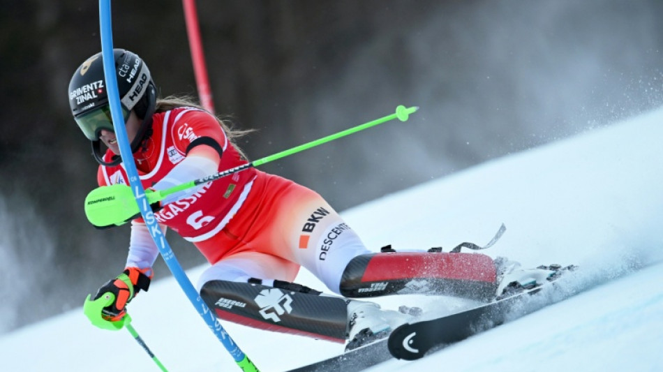 Rast ends Shiffrin slalom streak to claim Kranjska Gora double