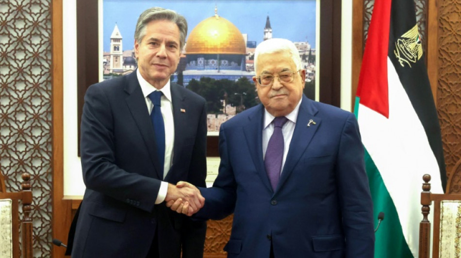 US-Au&szlig;enminister Blinken trifft Pal&auml;stinenserpr&auml;sident Abbas im Westjordanland