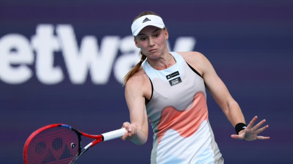 Rybakina marches on in Miami, Pegula progresses