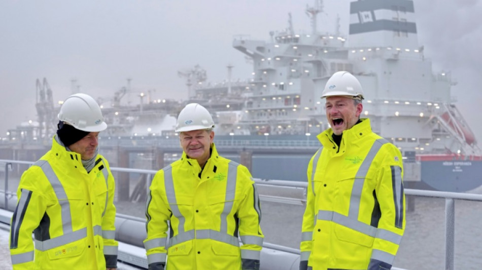 L'Allemagne inaugure son premier terminal m&eacute;thanier pour tourner la page du gaz russe