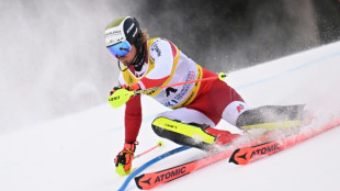 Feller tops first run of world slalom as Ginnis, Braathen lurk