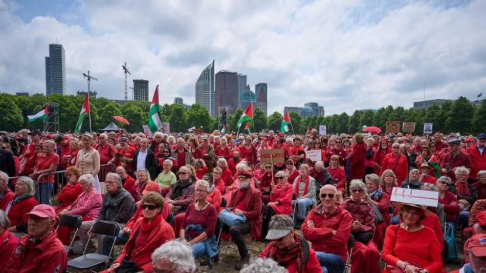 Pays-Bas: grande manifestation contre "le génocide" à Gaza