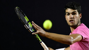 Alcaraz halted by rain on brink of victory in Rio opener