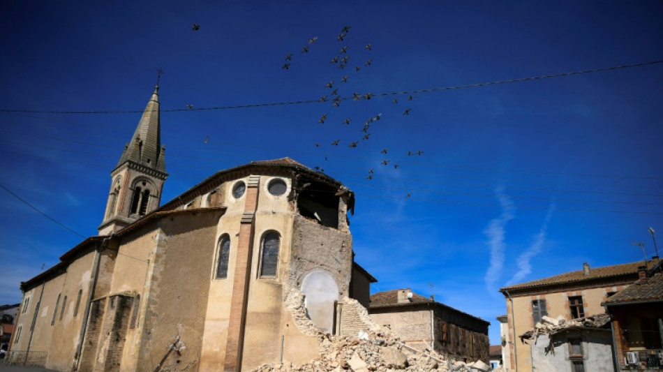 Effondrement d'un édifice religieux dans le Gers