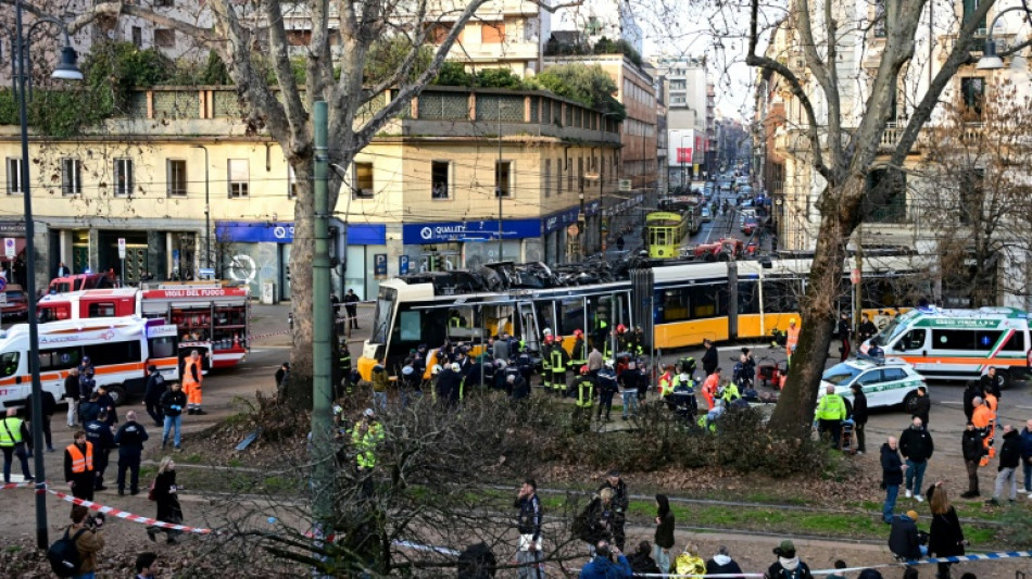 Two killed, dozens injured as tram derails in Milan
