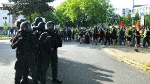 Proteste gegen Parteitag: AfD-Politiker bei&szlig;t offenbar Demonstranten ins Bein