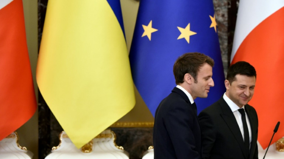 La crisis en Ucrania, el &uacute;ltimo escollo de Macron en la campa&ntilde;a presidencial en Francia
