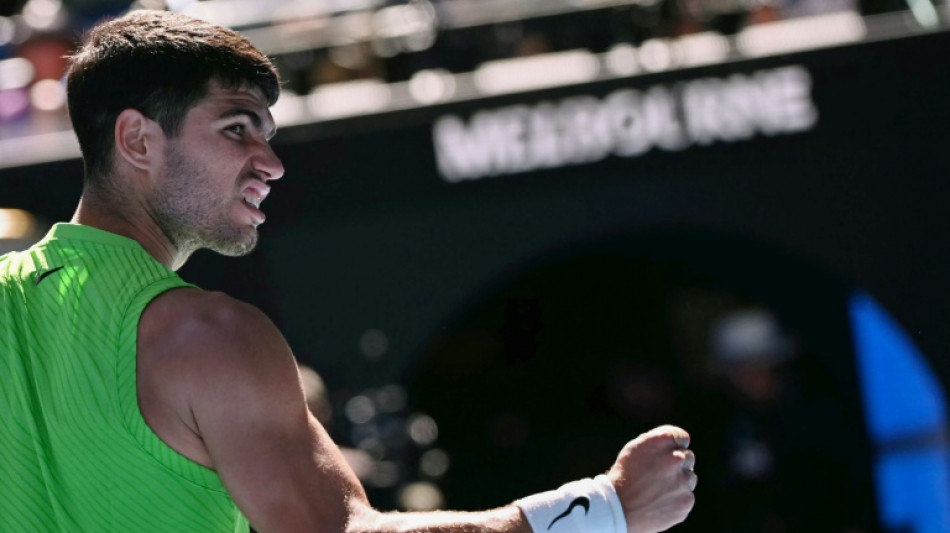 Alcaraz comes good after shaky start to make Australian Open third round