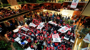 Pro-pal&auml;stinensische Demonstranten st&uuml;rmen Trump Tower in New York