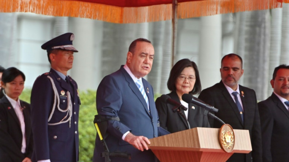 Presidente de Guatemala promete ser "s&oacute;lido aliado" de Taiw&aacute;n