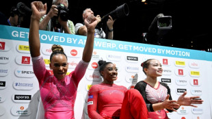 Brazil's Andrade takes vault gold as Biles settles for silver after fall