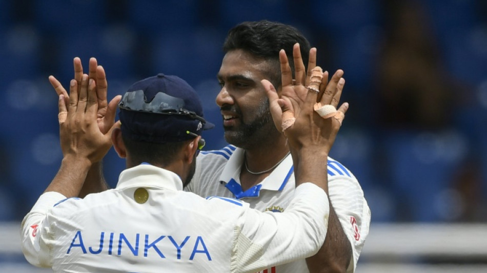 Ashwin strikes as West Indies crawl in 2nd Test