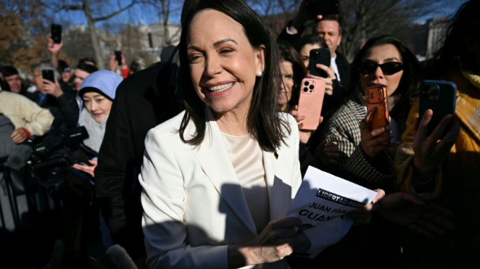 Venezuela's Machado says she 'presented' Trump with Nobel medal