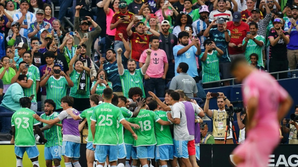 Seattle Sounders stun Messi's Inter Miami 3-0 to lift Leagues Cup
