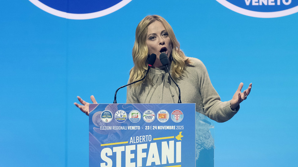 Meloni,vittoria Stefani frutto lavoro e seriet&agrave; centrodestra