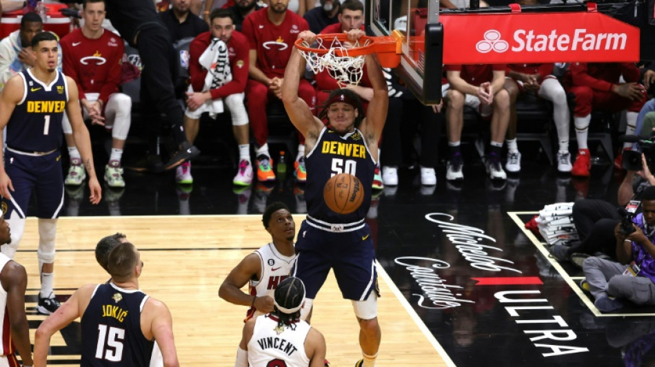 Nuggets move within one win of first NBA title