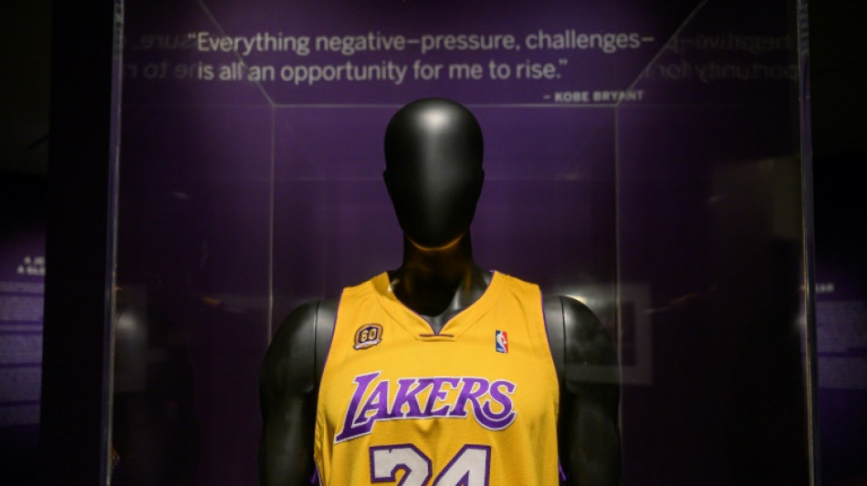 Iconic Kobe Bryant jersey sells for $5.8 mn at auction
