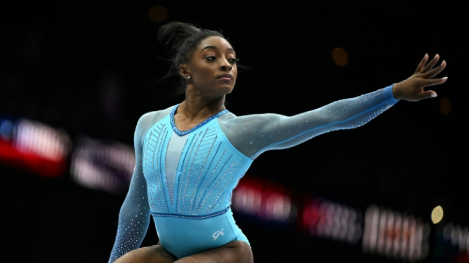 Biles in spectacular 'once in lifetime' return at gymnastics worlds