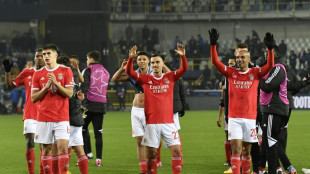 Benfica with one foot in Champions League quarters after beating Club Brugge