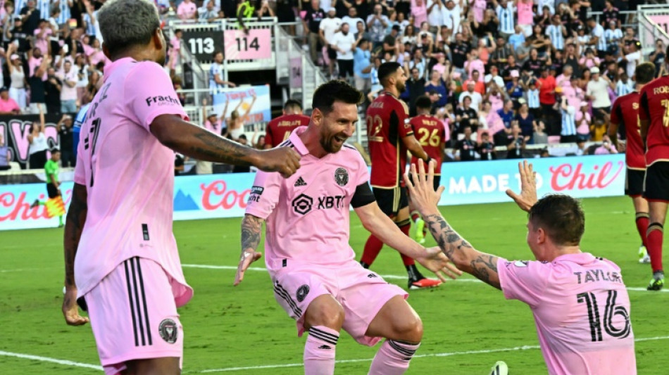 Messi scores twice as Miami crush Atlanta