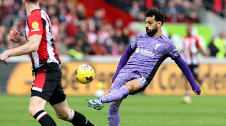 Salah scores on return as leaders Liverpool rout Brentford