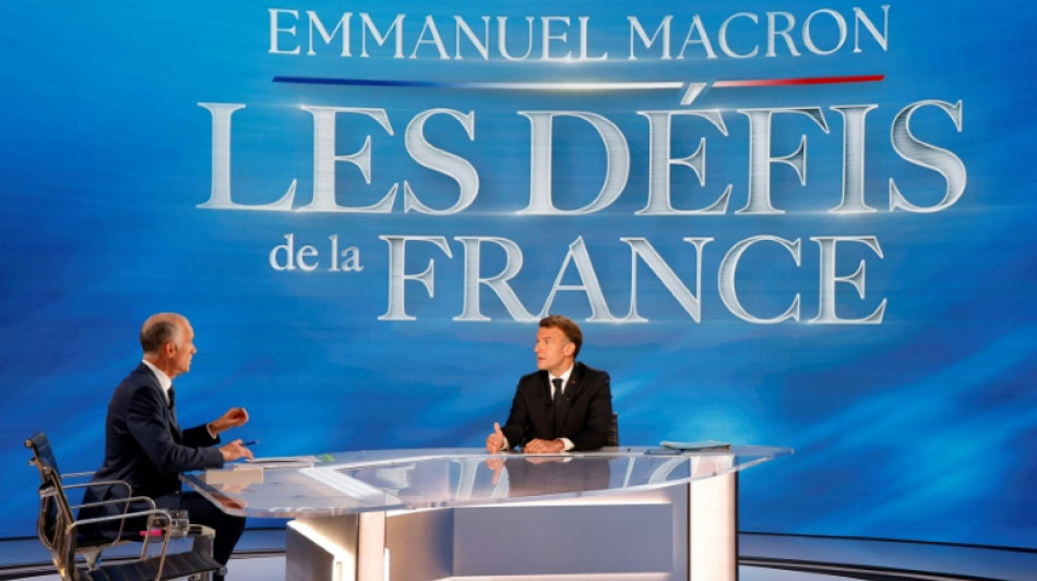 Près de 5 millions de téléspectateurs en moyenne pour Macron sur TF1