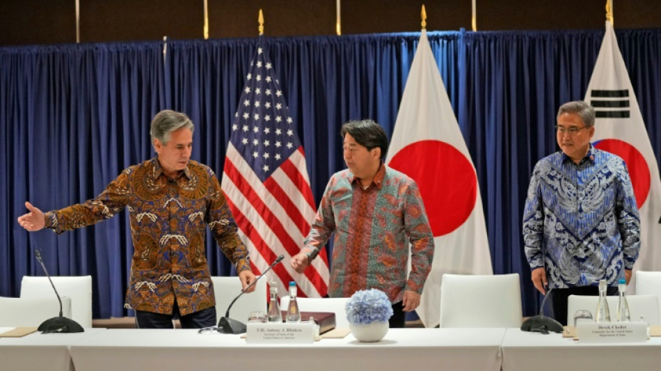 Blinken: USA, Japan und S&uuml;dkorea werden jede "Aggression" Nordkoreas abwehren
