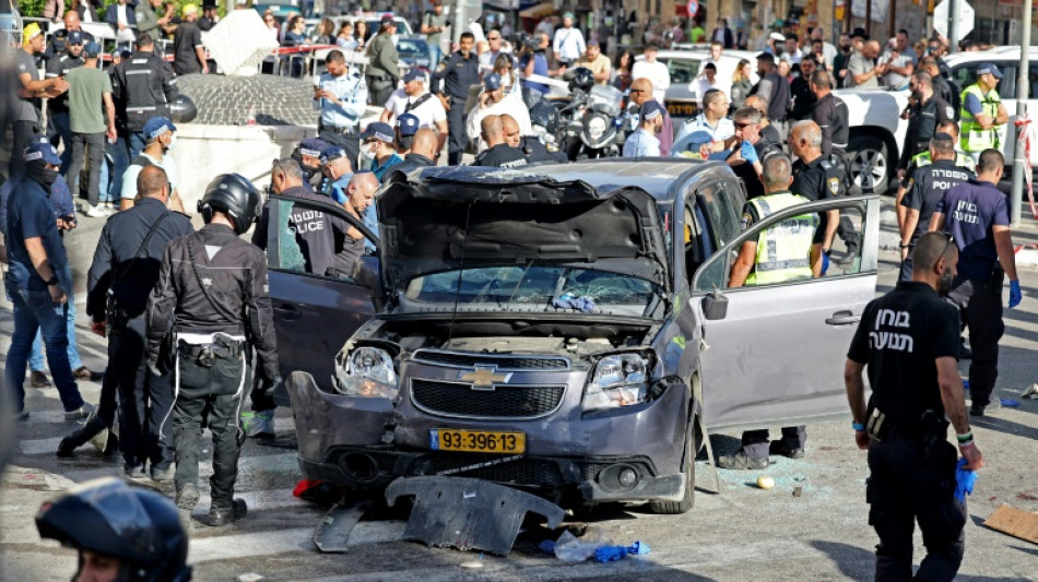 Cinco heridos por un coche en el centro de Jerusal&eacute;n