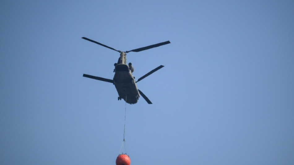 Farmers, helicopters help battle record Belgian wildfire